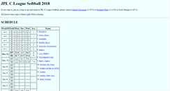 Desktop Screenshot of cleague.jplsoftball.org